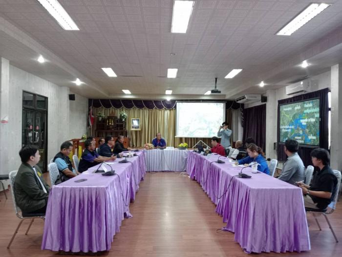 ประชุมปรึกษาหารือโครงการอนุรักษ์ฟื้นฟูและพัฒนาแหล่งน้ำ (บึงปากถุงเทียว)