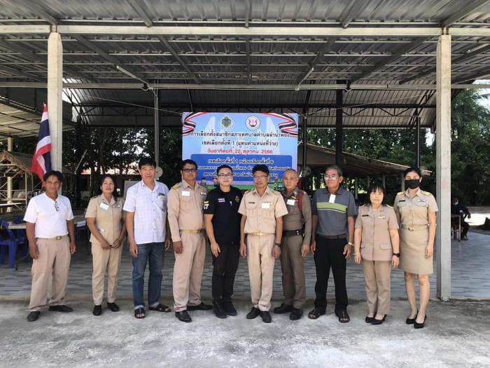กรรมการการเลือกตั้งประจำจังหวัดขอนแก่น ตรวจเยี่ยมเจ้าหน้าที่ประจำหน่วยเลือกตั้ง 