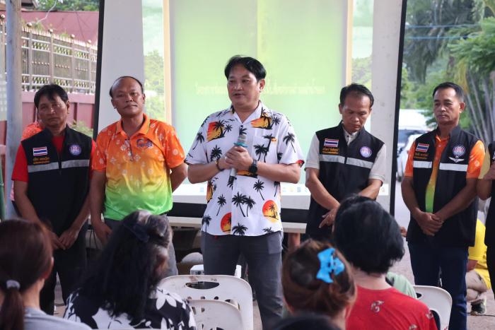 โครงการจัดทำแผนพัฒนาท้องถิ่น อย่างมีส่วนร่วมแบบบูรณาการ ประจำปีงบประมาณ พ.ศ.๒๕๖๗ และเวทีประชาคม รับฟังความคิดเห็นของประชาชน กรณีการถอนสภาพและขอใช้พื้นที่สาธารณะประโยชน์ (บึงปากถุงเทียว) ณ ชุมชนโคกสูง หมู่ที่ ๑๗