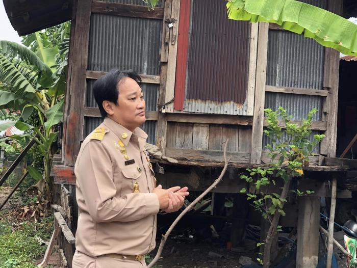 สำรวจประชาชนได้รับผลกระทบจากวาตภัย 