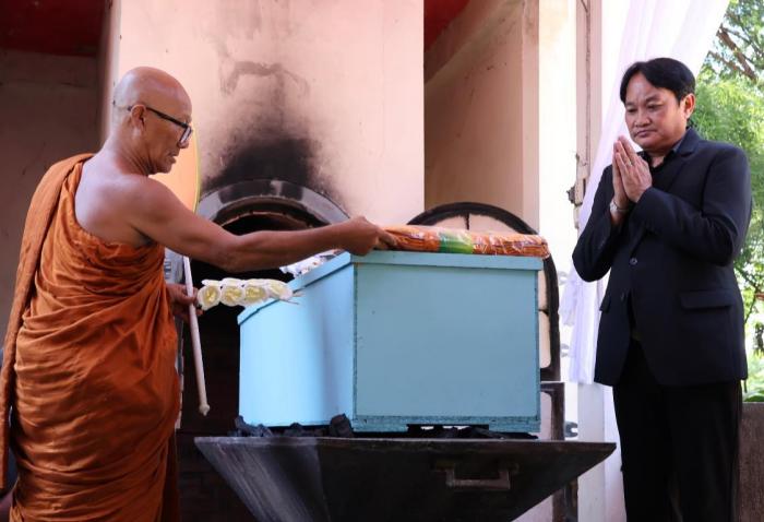 พิธีฌาปนกิจศพ นายบุญมา มูลคำวัน