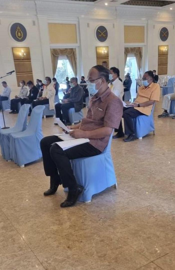 ประชุมประจำเดือนหัวหน้าส่วนราชการ ณ ค่ายเปรมติณสูลานนท์ อ.น้ำพอง จ.ขอนแก่น