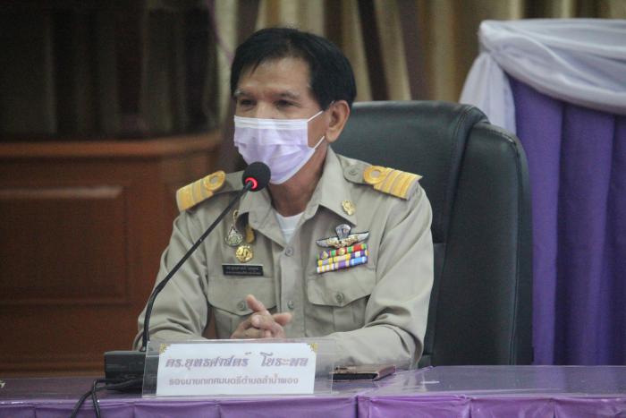 ต้อนรับคณะผู้บริหารและเจ้าหน้าที่จากเทศบาลนครขอนแก่น ในการเดินทางมาส่งนางสาวนงรักษ์ ชุมพล หัวหน้าฝ่ายบริหารงานทั่วไป สังกัด กองสาธารณสุขและสิ่งแวดล้อม