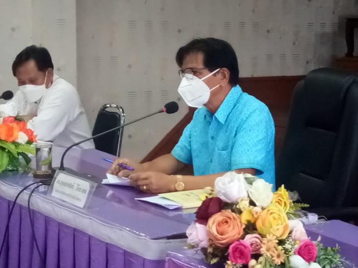 ประชุมประจำเดือน คณะผู้บริหาร พนักงานเทศบาล พนักงานจ้างเทศบาลตำบลลำน้ำพอง ครั้งที่ ๘ / ๒๕๖๕ ประจำเดือน สิงหาคม ๒๕๖๕