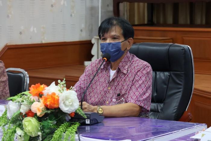 ประชุมประจำเดือน คณะผู้บริหาร พนักงานเทศบาล พนักงานจ้างเทศบาลตำบลลำน้ำพอง ครั้งที่ ๑๑ / ๒๕๖๕ ประจำเดือน พฤศจิกายน ๒๕๖๕ 