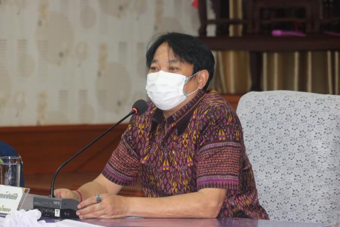 ประชุมประจำเดือน คณะผู้บริหาร พนักงานเทศบาล พนักงานจ้างเทศบาลตำบลลำน้ำพอง ครั้งที่ ๔ / ๒๕๖๕ ประจำเดือน เมษายน ๒๕๖๕ 