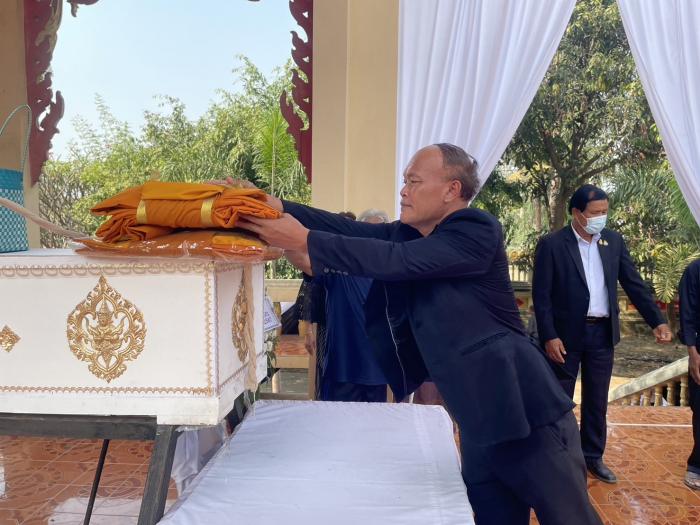 พิธีฌาปนกิจศพ นายสมพงษ์ สีหาบุตร สมาชิกสภาเทศบาลตำบลลำน้ำพอง