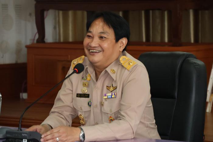ประชุม อปพร. เพื่อเตรียมความพร้อมในการให้บริการประชาชนในช่วงเทศกาลสงกรานต์