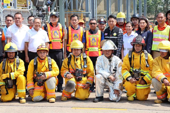 โครงการฝึกซ้อมแผนการป้องกันและระงับอัคคีภัย ระดับ ๒ จังหวัดขอนแก่น