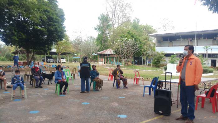 คัดกรองกลุ่มเสี่ยง covid-19 ชุมชนหนองหารจาง หมู่ที่ ๘