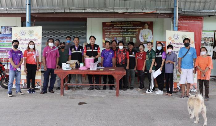 โครงการสัตว์ปลอดโรค คนปลอดภัยจากโรคพิษสุนัขบ้า ณ ชุมชนหินกองน้อย หมู่ที่ ๕ 